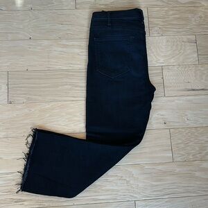 Mother Petites Denim Lil’ Hustler Ankle Fray Jeans